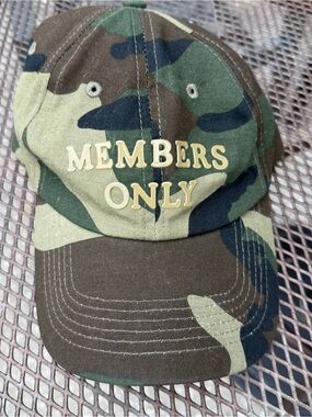 Members Only MCMLXXV Camouflage Cap Brand New Never Worn